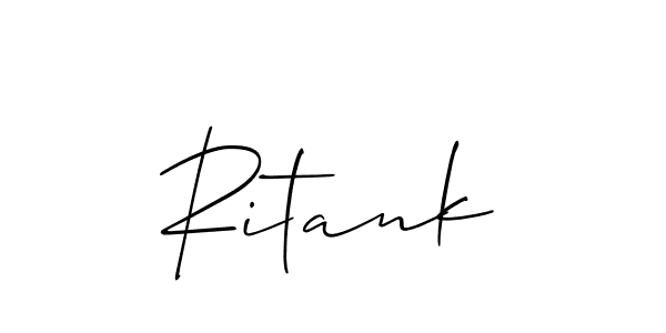 Best and Professional Signature Style for Ritank. Allison_Script Best Signature Style Collection. Ritank signature style 2 images and pictures png