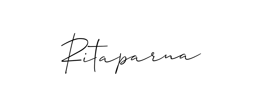 You should practise on your own different ways (Allison_Script) to write your name (Ritaparna) in signature. don't let someone else do it for you. Ritaparna signature style 2 images and pictures png