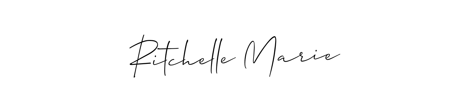 Make a beautiful signature design for name Ritchelle Marie. Use this online signature maker to create a handwritten signature for free. Ritchelle Marie signature style 2 images and pictures png