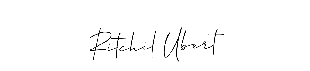 Here are the top 10 professional signature styles for the name Ritchil Ubert. These are the best autograph styles you can use for your name. Ritchil Ubert signature style 2 images and pictures png
