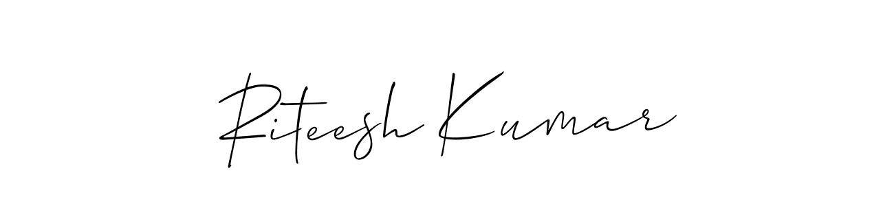 You can use this online signature creator to create a handwritten signature for the name Riteesh Kumar. This is the best online autograph maker. Riteesh Kumar signature style 2 images and pictures png