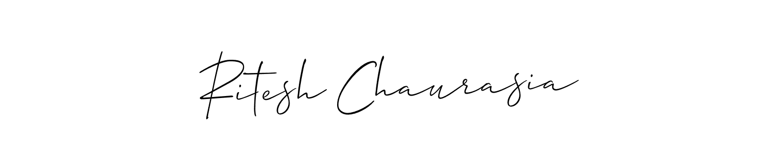 You can use this online signature creator to create a handwritten signature for the name Ritesh Chaurasia. This is the best online autograph maker. Ritesh Chaurasia signature style 2 images and pictures png