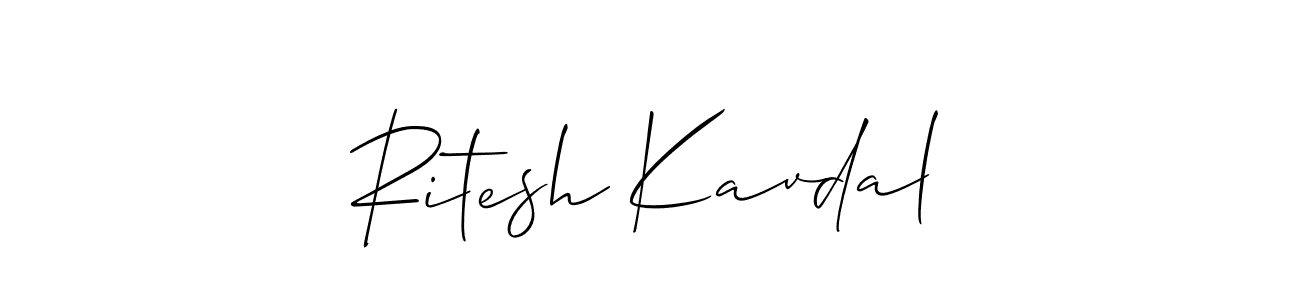 See photos of Ritesh Kavdal official signature by Spectra . Check more albums & portfolios. Read reviews & check more about Allison_Script font. Ritesh Kavdal signature style 2 images and pictures png