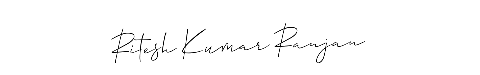 Once you've used our free online signature maker to create your best signature Allison_Script style, it's time to enjoy all of the benefits that Ritesh Kumar Ranjan name signing documents. Ritesh Kumar Ranjan signature style 2 images and pictures png