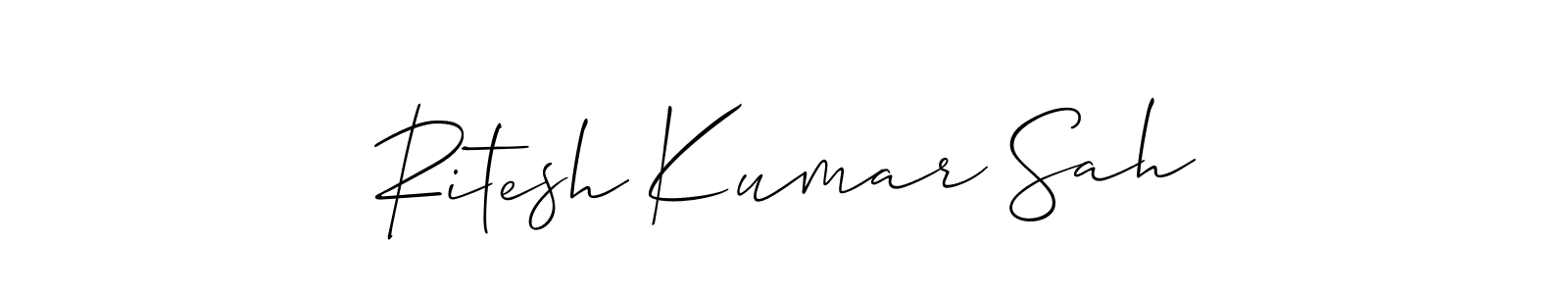 Once you've used our free online signature maker to create your best signature Allison_Script style, it's time to enjoy all of the benefits that Ritesh Kumar Sah name signing documents. Ritesh Kumar Sah signature style 2 images and pictures png