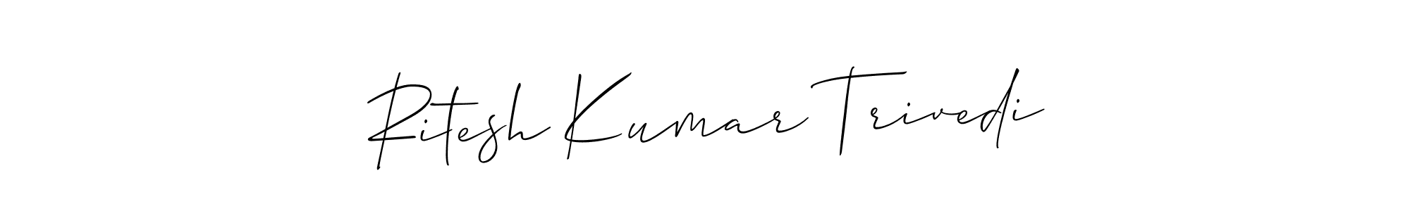 It looks lik you need a new signature style for name Ritesh Kumar Trivedi. Design unique handwritten (Allison_Script) signature with our free signature maker in just a few clicks. Ritesh Kumar Trivedi signature style 2 images and pictures png