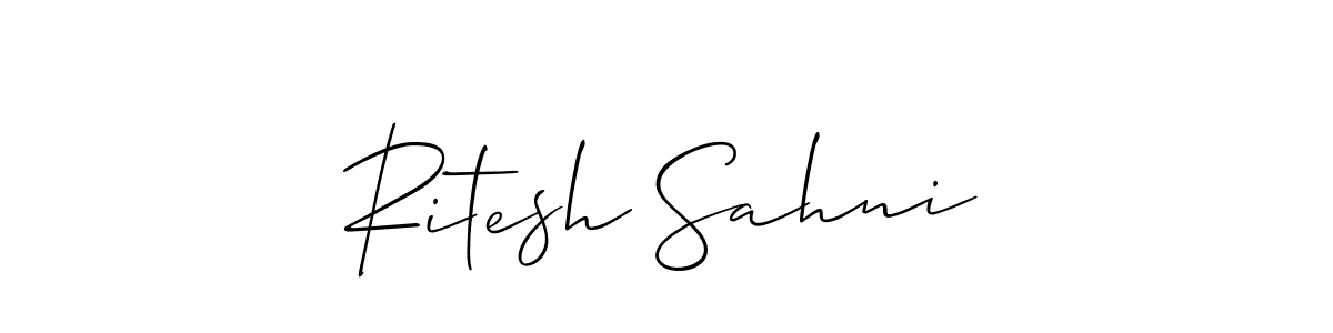 Here are the top 10 professional signature styles for the name Ritesh Sahni. These are the best autograph styles you can use for your name. Ritesh Sahni signature style 2 images and pictures png