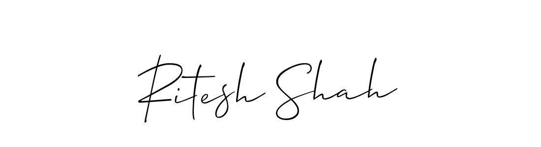 Best and Professional Signature Style for Ritesh Shah. Allison_Script Best Signature Style Collection. Ritesh Shah signature style 2 images and pictures png