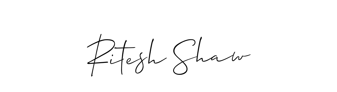 This is the best signature style for the Ritesh Shaw name. Also you like these signature font (Allison_Script). Mix name signature. Ritesh Shaw signature style 2 images and pictures png