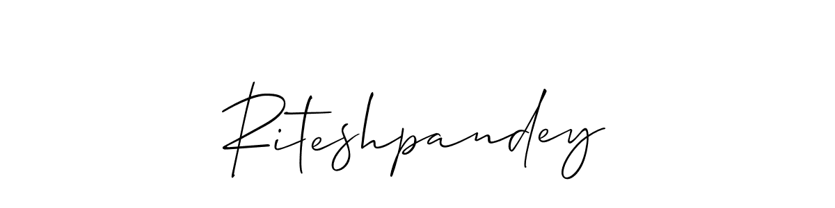 Best and Professional Signature Style for Riteshpandey. Allison_Script Best Signature Style Collection. Riteshpandey signature style 2 images and pictures png