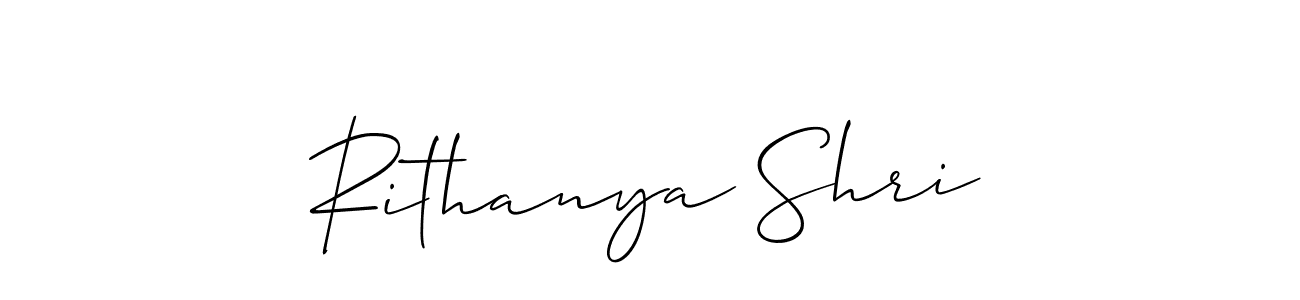 Also You can easily find your signature by using the search form. We will create Rithanya Shri name handwritten signature images for you free of cost using Allison_Script sign style. Rithanya Shri signature style 2 images and pictures png