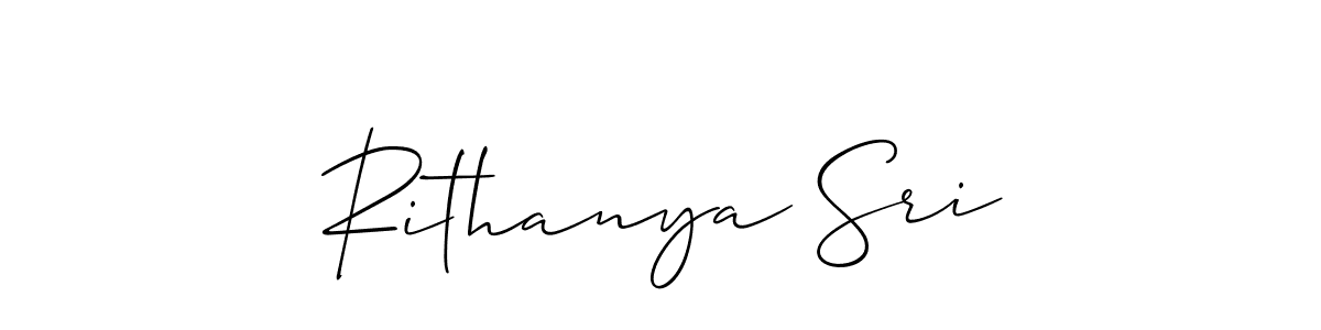 You can use this online signature creator to create a handwritten signature for the name Rithanya Sri. This is the best online autograph maker. Rithanya Sri signature style 2 images and pictures png