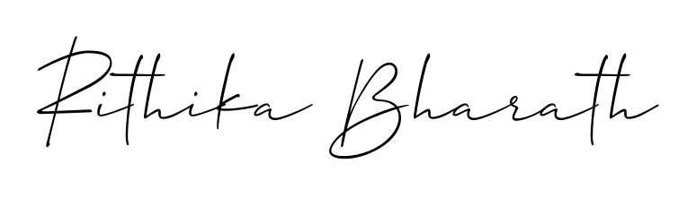 Generate high-definition signature styles for Rithika Bharath. The Allison_Script typeface ensures crisp legibility and sophisticated design. Rithika Bharath signature style 2 images and pictures png