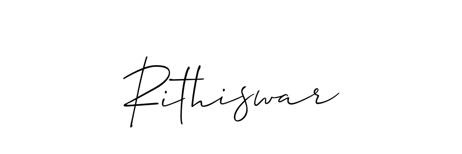 Rithiswar stylish signature style. Best Handwritten Sign (Allison_Script) for my name. Handwritten Signature Collection Ideas for my name Rithiswar. Rithiswar signature style 2 images and pictures png