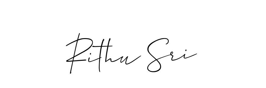 Make a beautiful signature design for name Rithu Sri. Use this online signature maker to create a handwritten signature for free. Rithu Sri signature style 2 images and pictures png