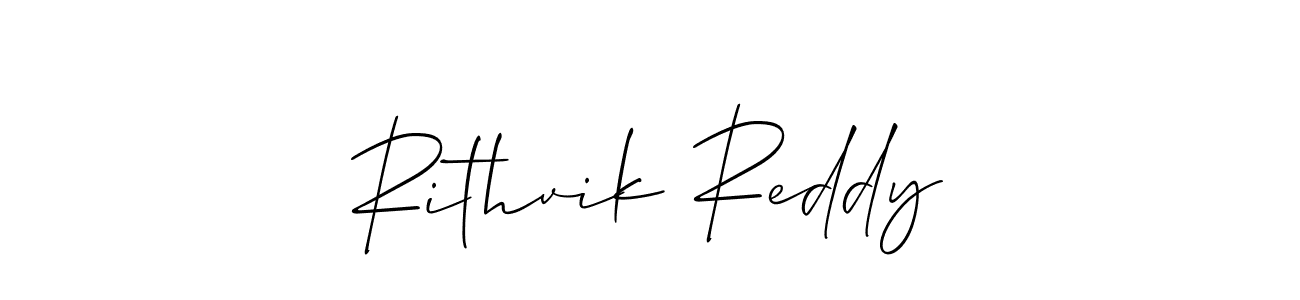 You can use this online signature creator to create a handwritten signature for the name Rithvik Reddy. This is the best online autograph maker. Rithvik Reddy signature style 2 images and pictures png