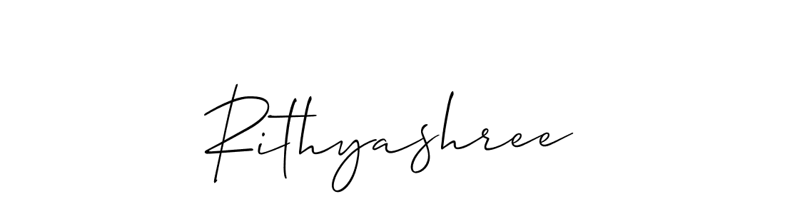 Best and Professional Signature Style for Rithyashree. Allison_Script Best Signature Style Collection. Rithyashree signature style 2 images and pictures png