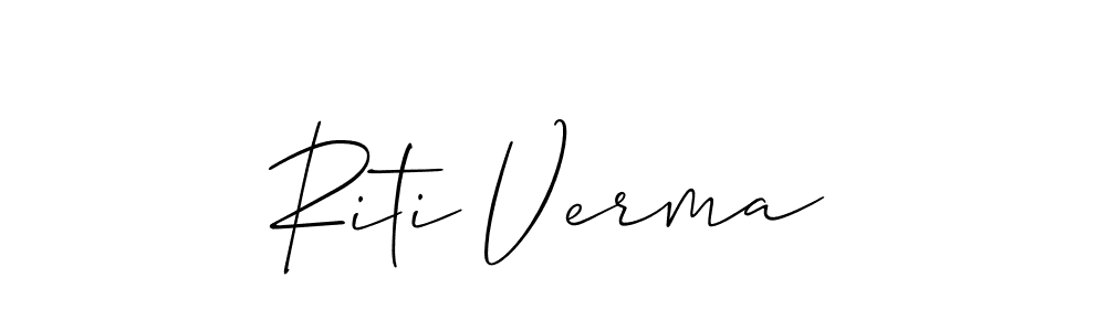 You can use this online signature creator to create a handwritten signature for the name Riti Verma. This is the best online autograph maker. Riti Verma signature style 2 images and pictures png