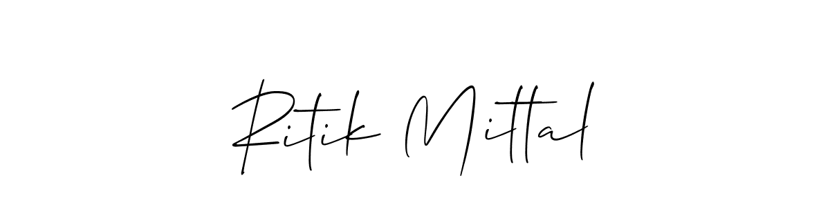 Also You can easily find your signature by using the search form. We will create Ritik Mittal name handwritten signature images for you free of cost using Allison_Script sign style. Ritik Mittal signature style 2 images and pictures png