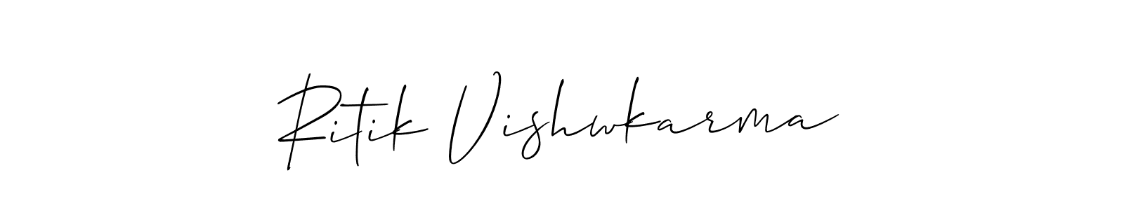 Once you've used our free online signature maker to create your best signature Allison_Script style, it's time to enjoy all of the benefits that Ritik Vishwkarma name signing documents. Ritik Vishwkarma signature style 2 images and pictures png