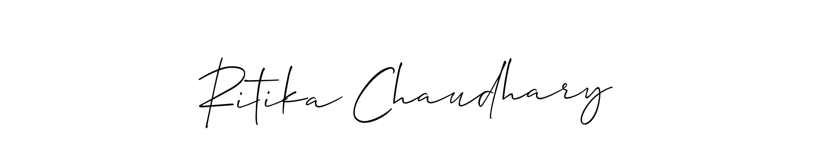 Here are the top 10 professional signature styles for the name Ritika Chaudhary. These are the best autograph styles you can use for your name. Ritika Chaudhary signature style 2 images and pictures png