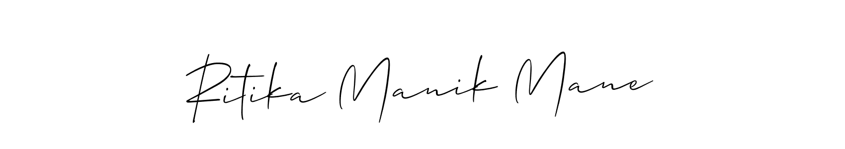 See photos of Ritika Manik Mane official signature by Spectra . Check more albums & portfolios. Read reviews & check more about Allison_Script font. Ritika Manik Mane signature style 2 images and pictures png