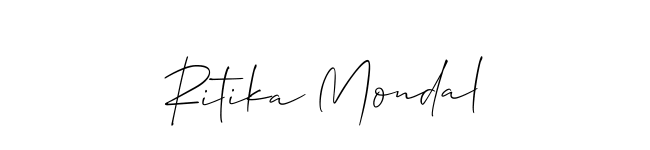 Check out images of Autograph of Ritika Mondal name. Actor Ritika Mondal Signature Style. Allison_Script is a professional sign style online. Ritika Mondal signature style 2 images and pictures png