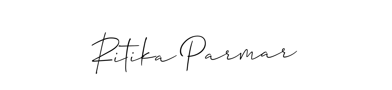 You can use this online signature creator to create a handwritten signature for the name Ritika Parmar. This is the best online autograph maker. Ritika Parmar signature style 2 images and pictures png