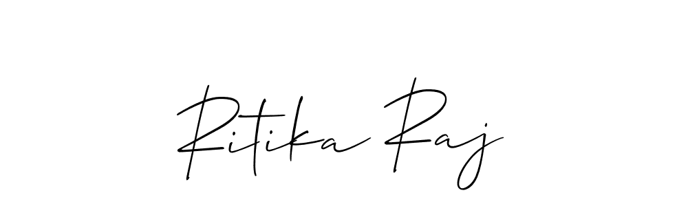 Make a beautiful signature design for name Ritika Raj. Use this online signature maker to create a handwritten signature for free. Ritika Raj signature style 2 images and pictures png