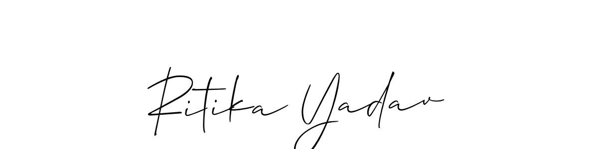 Make a beautiful signature design for name Ritika Yadav. Use this online signature maker to create a handwritten signature for free. Ritika Yadav signature style 2 images and pictures png