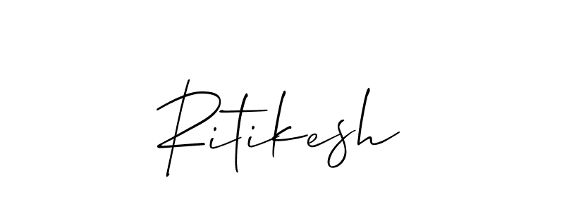 Also You can easily find your signature by using the search form. We will create Ritikesh name handwritten signature images for you free of cost using Allison_Script sign style. Ritikesh signature style 2 images and pictures png