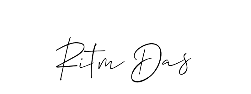 Best and Professional Signature Style for Ritm Das. Allison_Script Best Signature Style Collection. Ritm Das signature style 2 images and pictures png