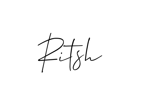 Once you've used our free online signature maker to create your best signature Allison_Script style, it's time to enjoy all of the benefits that Ritsh name signing documents. Ritsh signature style 2 images and pictures png