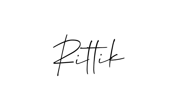 You should practise on your own different ways (Allison_Script) to write your name (Rittik) in signature. don't let someone else do it for you. Rittik signature style 2 images and pictures png