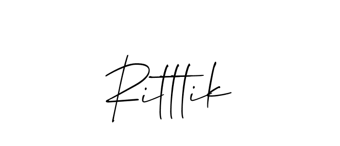Make a short Ritttik signature style. Manage your documents anywhere anytime using Allison_Script. Create and add eSignatures, submit forms, share and send files easily. Ritttik signature style 2 images and pictures png