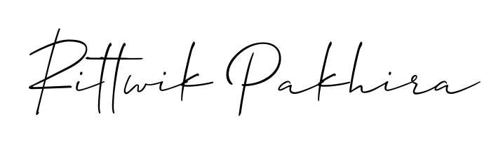 You should practise on your own different ways (Allison_Script) to write your name (Rittwik Pakhira) in signature. Don't let someone else do it for you. Rittwik Pakhira signature style 2 images and pictures png