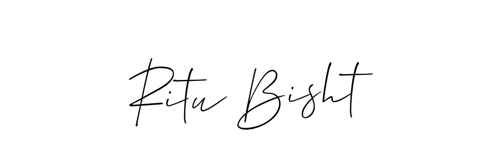 How to Draw Ritu Bisht signature style? Allison_Script is a latest design signature styles for name Ritu Bisht. Ritu Bisht signature style 2 images and pictures png