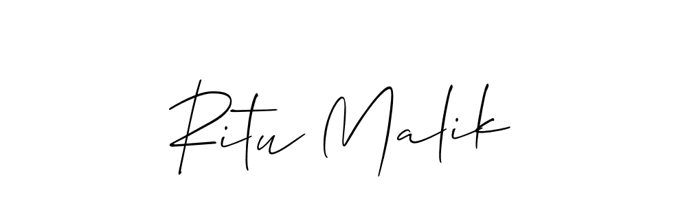 Once you've used our free online signature maker to create your best signature Allison_Script style, it's time to enjoy all of the benefits that Ritu Malik name signing documents. Ritu Malik signature style 2 images and pictures png