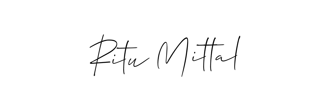 Once you've used our free online signature maker to create your best signature Allison_Script style, it's time to enjoy all of the benefits that Ritu Mittal name signing documents. Ritu Mittal signature style 2 images and pictures png