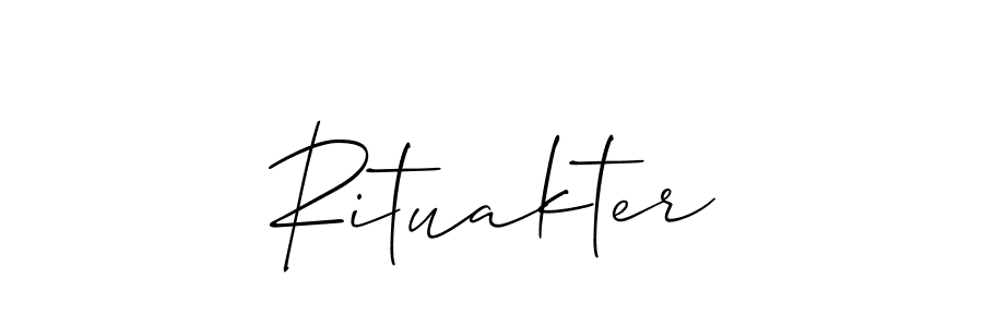 Rituakter stylish signature style. Best Handwritten Sign (Allison_Script) for my name. Handwritten Signature Collection Ideas for my name Rituakter. Rituakter signature style 2 images and pictures png