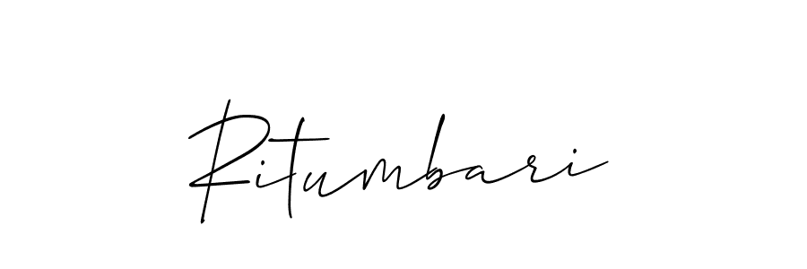 Ritumbari stylish signature style. Best Handwritten Sign (Allison_Script) for my name. Handwritten Signature Collection Ideas for my name Ritumbari. Ritumbari signature style 2 images and pictures png