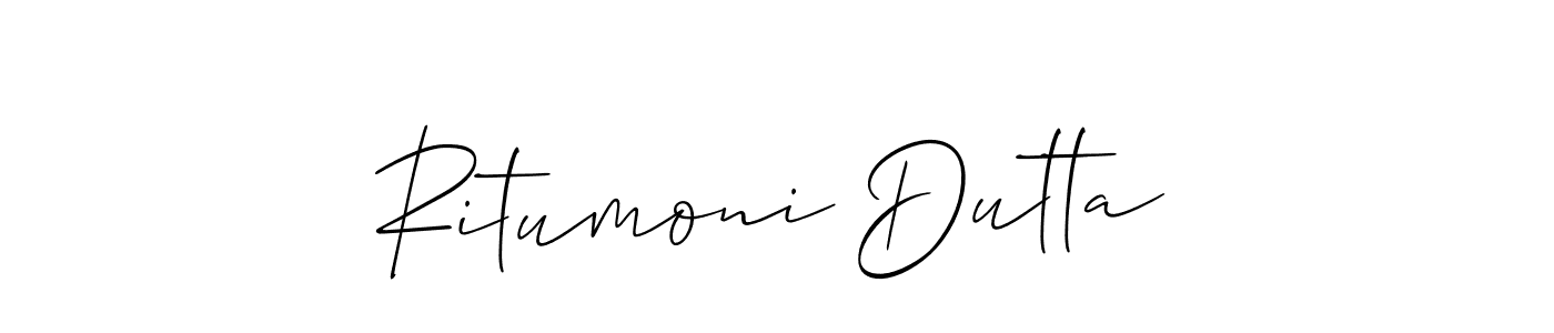 You can use this online signature creator to create a handwritten signature for the name Ritumoni Dutta. This is the best online autograph maker. Ritumoni Dutta signature style 2 images and pictures png