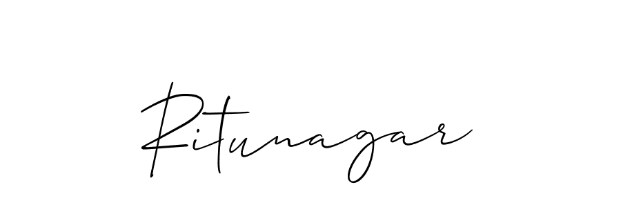 The best way (Allison_Script) to make a short signature is to pick only two or three words in your name. The name Ritunagar include a total of six letters. For converting this name. Ritunagar signature style 2 images and pictures png