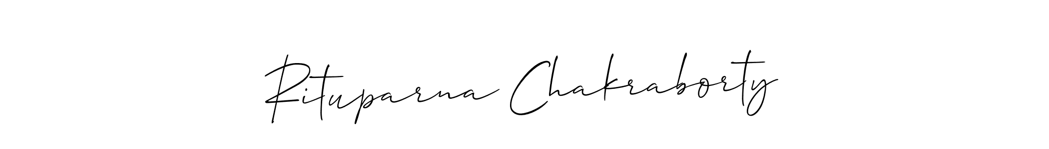 Use a signature maker to create a handwritten signature online. With this signature software, you can design (Allison_Script) your own signature for name Rituparna Chakraborty. Rituparna Chakraborty signature style 2 images and pictures png