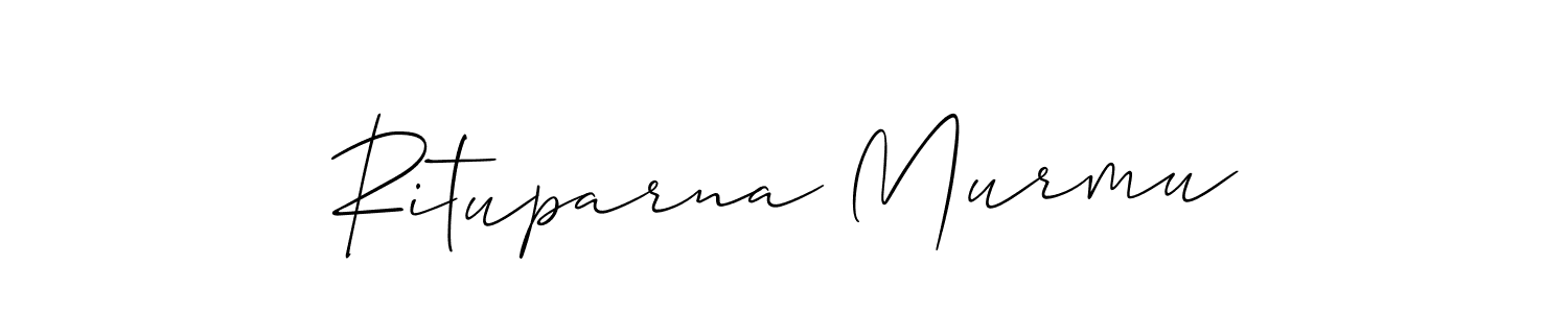 You should practise on your own different ways (Allison_Script) to write your name (Rituparna Murmu) in signature. don't let someone else do it for you. Rituparna Murmu signature style 2 images and pictures png