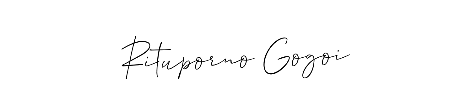 Once you've used our free online signature maker to create your best signature Allison_Script style, it's time to enjoy all of the benefits that Rituporno Gogoi name signing documents. Rituporno Gogoi signature style 2 images and pictures png