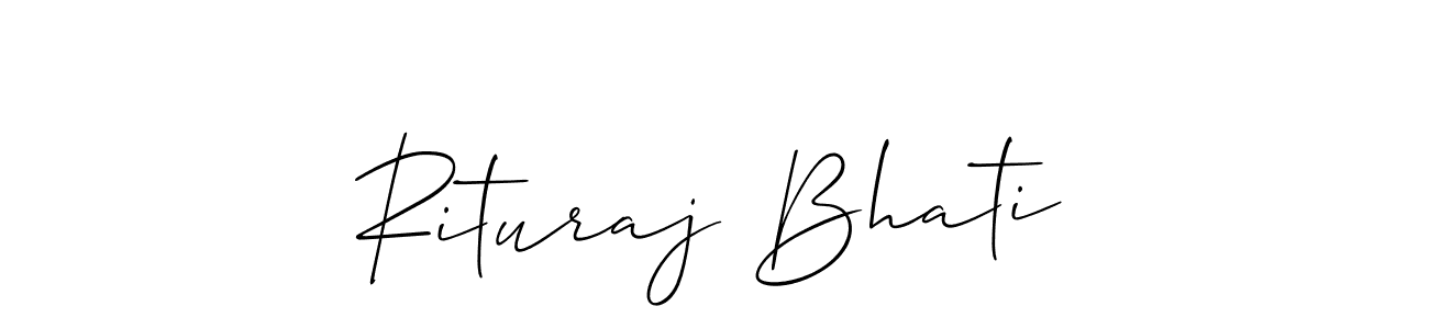 Make a beautiful signature design for name Rituraj Bhati. Use this online signature maker to create a handwritten signature for free. Rituraj Bhati signature style 2 images and pictures png