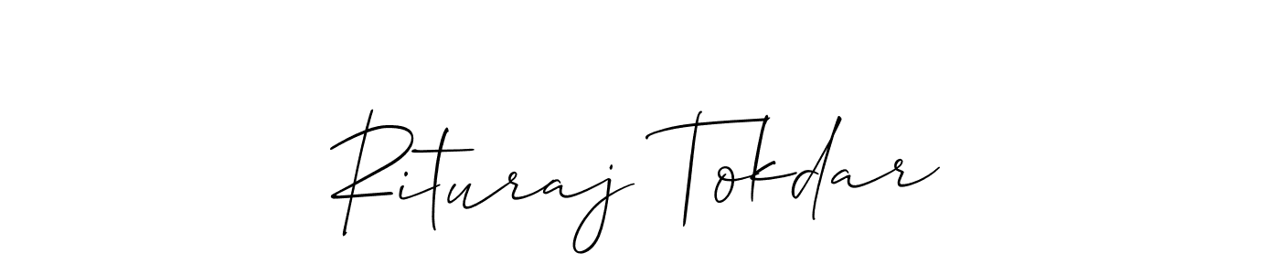 You can use this online signature creator to create a handwritten signature for the name Rituraj Tokdar. This is the best online autograph maker. Rituraj Tokdar signature style 2 images and pictures png