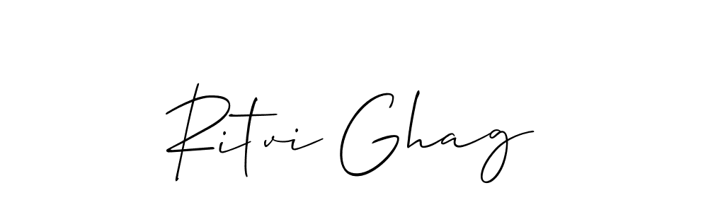 Make a short Ritvi Ghag signature style. Manage your documents anywhere anytime using Allison_Script. Create and add eSignatures, submit forms, share and send files easily. Ritvi Ghag signature style 2 images and pictures png