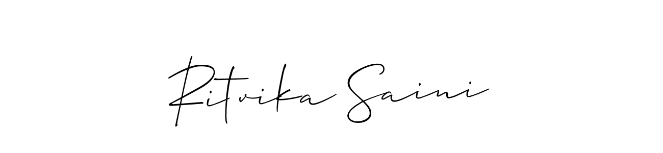 Check out images of Autograph of Ritvika Saini name. Actor Ritvika Saini Signature Style. Allison_Script is a professional sign style online. Ritvika Saini signature style 2 images and pictures png